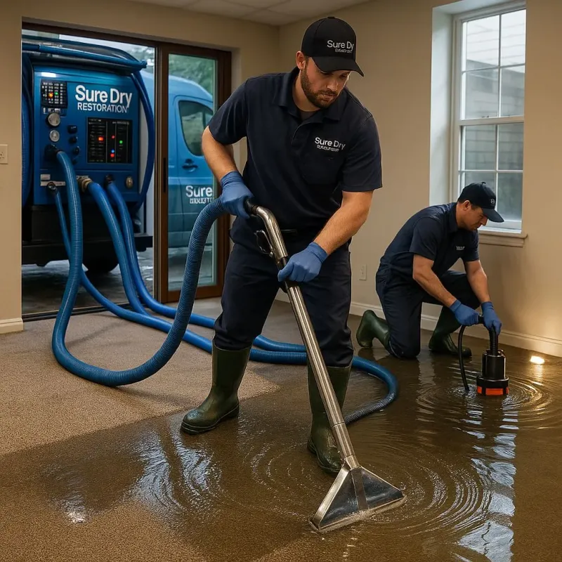 Water Extraction and Removal process in Tiburon, CA